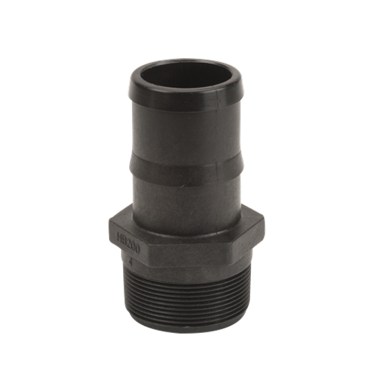 Picture of KING NIPPLE POLY HB200 2" MPT X 2" HOSE BARB